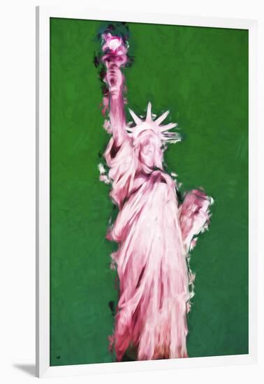 Statue of Liberty VII - In the Style of Oil Painting-Philippe Hugonnard-Framed Giclee Print