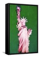 Statue of Liberty VII - In the Style of Oil Painting-Philippe Hugonnard-Framed Stretched Canvas