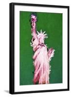 Statue of Liberty VII - In the Style of Oil Painting-Philippe Hugonnard-Framed Giclee Print