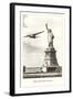 Statue of Liberty with Clipper, New York City-null-Framed Art Print