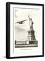 Statue of Liberty with Clipper, New York City-null-Framed Art Print