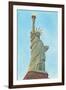 Statue of Liberty with Lights, New York City-null-Framed Art Print