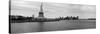 Statue of Liberty with Manhattan Skyline in the Background, Ellis Island, New Jersey-null-Stretched Canvas