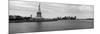 Statue of Liberty with Manhattan Skyline in the Background, Ellis Island, New Jersey-null-Mounted Photographic Print