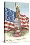 Statue of Liberty with Patriotic Motifs-null-Stretched Canvas