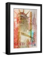 Statue Of Liberty-null-Framed Art Print