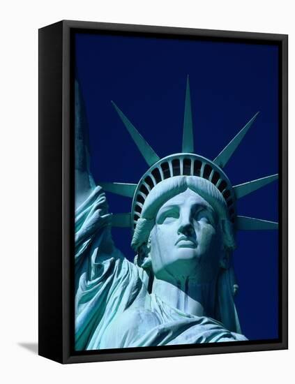 Statue of Liberty-Joseph Sohm-Framed Stretched Canvas