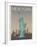 Statue of Liberty-Frk. Blaa-Framed Art Print