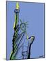 Statue of Liberty-Whoartnow-Mounted Giclee Print