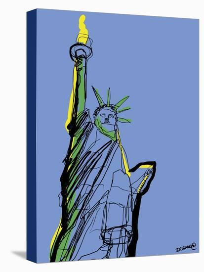 Statue of Liberty-Whoartnow-Stretched Canvas
