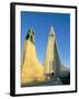 Statue of Liefer Eriksson and Hallgrimskikja Church, Reykjavik, Iceland, Polar Regions-Simon Harris-Framed Photographic Print