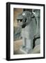 Statue of Lion-null-Framed Photographic Print