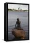 Statue of Little Mermaid (Lille Havfrue)-null-Framed Stretched Canvas