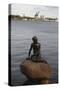 Statue of Little Mermaid (Lille Havfrue)-null-Stretched Canvas