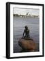 Statue of Little Mermaid (Lille Havfrue)-null-Framed Giclee Print