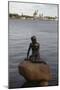 Statue of Little Mermaid (Lille Havfrue)-null-Mounted Giclee Print