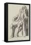 Statue of Lord Bacon, by Weekes-null-Framed Stretched Canvas