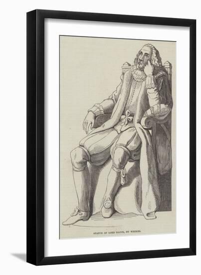 Statue of Lord Bacon, by Weekes-null-Framed Giclee Print