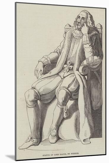 Statue of Lord Bacon, by Weekes-null-Mounted Giclee Print