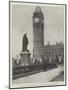 Statue of Lord Beaconsfield, in Parliament Square, Westminster-null-Mounted Giclee Print