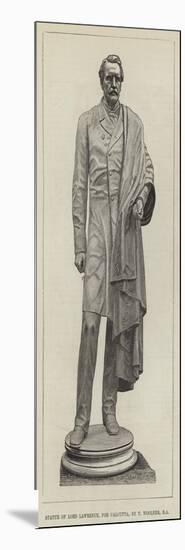 Statue of Lord Lawrence, for Calcutta-null-Mounted Giclee Print