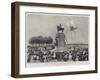 Statue of Lord Roberts Unveiled at Calcutta by the Viceroy, Lord Elgin-null-Framed Giclee Print