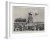 Statue of Lord Roberts Unveiled at Calcutta by the Viceroy, Lord Elgin-null-Framed Giclee Print