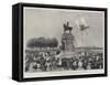 Statue of Lord Roberts Unveiled at Calcutta by the Viceroy, Lord Elgin-null-Framed Stretched Canvas