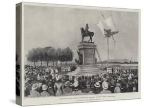 Statue of Lord Roberts Unveiled at Calcutta by the Viceroy, Lord Elgin-null-Stretched Canvas