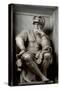 Statue of Lorenzo De' Medici-Michelangelo Buonarroti-Stretched Canvas