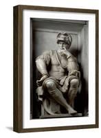 Statue of Lorenzo De' Medici-Michelangelo Buonarroti-Framed Giclee Print