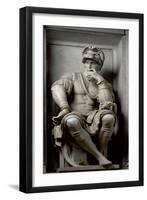 Statue of Lorenzo De' Medici-Michelangelo Buonarroti-Framed Giclee Print