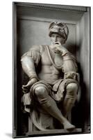 Statue of Lorenzo De' Medici-Michelangelo Buonarroti-Mounted Giclee Print