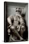 Statue of Lorenzo De' Medici-Michelangelo Buonarroti-Stretched Canvas