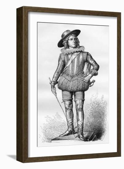 Statue of Louis XIII of France, by Francois Rude, 19th Century (1882-188)-Sellier-Framed Giclee Print