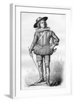 Statue of Louis XIII of France, by Francois Rude, 19th Century (1882-188)-Sellier-Framed Giclee Print