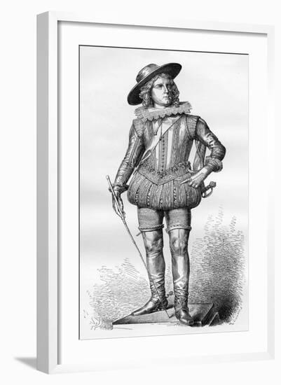 Statue of Louis XIII of France, by Francois Rude, 19th Century (1882-188)-Sellier-Framed Giclee Print