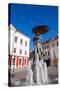 Statue of Lovers (Suudlevad Tudengid), Town Hall Square (Raekoja Plats), Tartu-Nico Tondini-Stretched Canvas