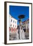 Statue of Lovers (Suudlevad Tudengid), Town Hall Square (Raekoja Plats), Tartu-Nico Tondini-Framed Photographic Print