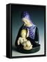 Statue of Madonna and Child-Giovanni Grande-Framed Stretched Canvas