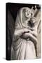 Statue of Madonna at Church on Varhegy Hill, Buda, Budapest, Hungary, 13th Century-null-Stretched Canvas