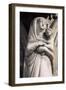 Statue of Madonna at Church on Varhegy Hill, Buda, Budapest, Hungary, 13th Century-null-Framed Giclee Print