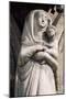 Statue of Madonna at Church on Varhegy Hill, Buda, Budapest, Hungary, 13th Century-null-Mounted Giclee Print