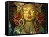 Statue of Maitreya, Tikse Gompa, Ladakh, India-James Gritz-Framed Stretched Canvas