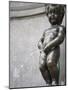 Statue of Manneken Pis Fountain, Brussels, Belgium, Europe-Martin Child-Mounted Photographic Print