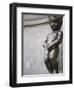 Statue of Manneken Pis Fountain, Brussels, Belgium, Europe-Martin Child-Framed Photographic Print