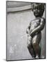 Statue of Manneken Pis Fountain, Brussels, Belgium, Europe-Martin Child-Mounted Photographic Print