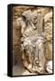 Statue of Marcus Aurelius, Roman ruins, Dougga Archaeological Site, Tunisia-Nico Tondini-Framed Stretched Canvas