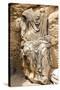 Statue of Marcus Aurelius, Roman ruins, Dougga Archaeological Site, Tunisia-Nico Tondini-Stretched Canvas