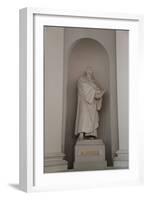 Statue of Martin Luther, Lutheran Cathedral, Helsinki, Finland, 2011-Sheldon Marshall-Framed Photographic Print